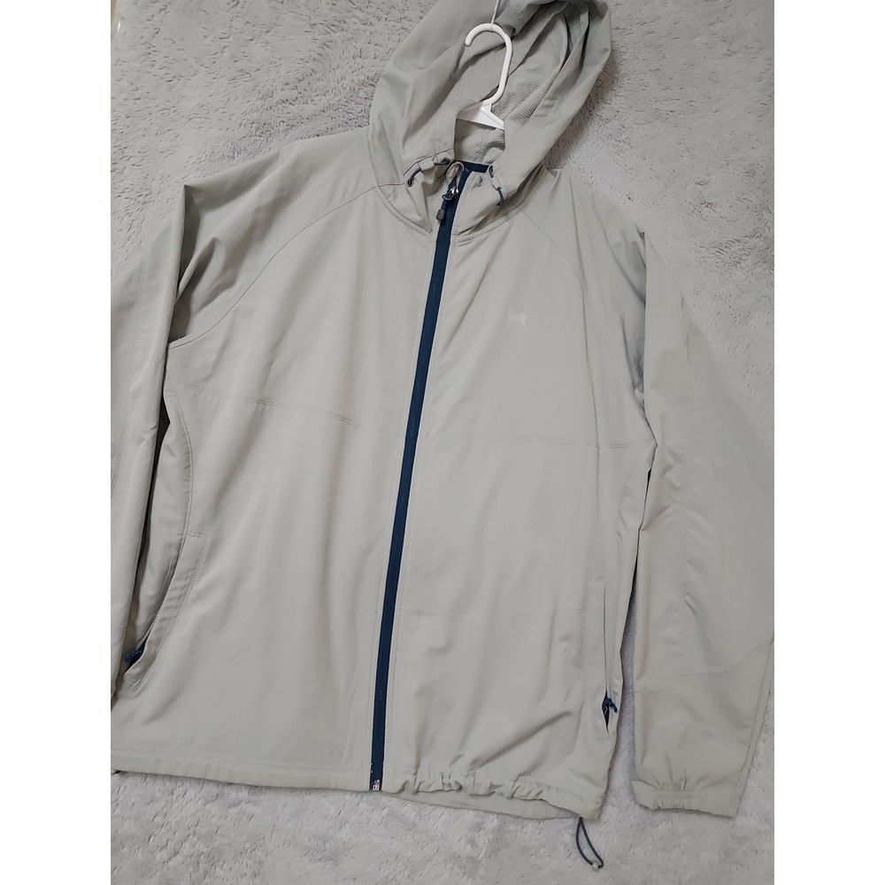 The Black Dog Jacket Mens XL Full Zip Hooded Windbreaker Lightweight Avalanche